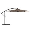 Sandy Brown Offset Patio Umbrella-2