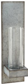 Magnolia Home Furniture Galvanized Hanging Pillar Sconce