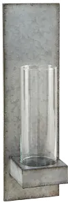 Magnolia Home Furniture Galvanized Hanging Pillar Sconce