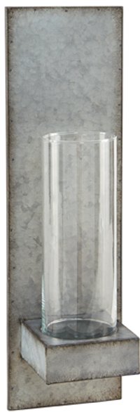 Magnolia Home Furniture Galvanized Hanging Pillar Sconce