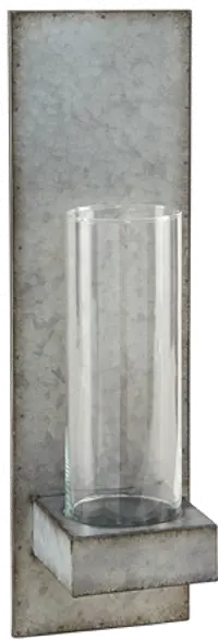 Magnolia Home Furniture Galvanized Hanging Pillar Sconce