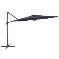 Black Deluxe Offset Patio Umbrella-2