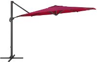 Wine Red Deluxe Offset Patio Umbrella-2