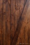 K1ZB3070SI6B1 Dark Brown 3' x 7' Traditional 'Z' Barn Door-4