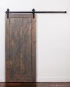 K1ZB3070GI6B1 Barn Gray 3' x 7' Traditional 'Z' Barn Door-1