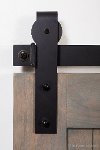 K1ZB3070GI6B1 Barn Gray 3' x 7' Traditional 'Z' Barn Door-3