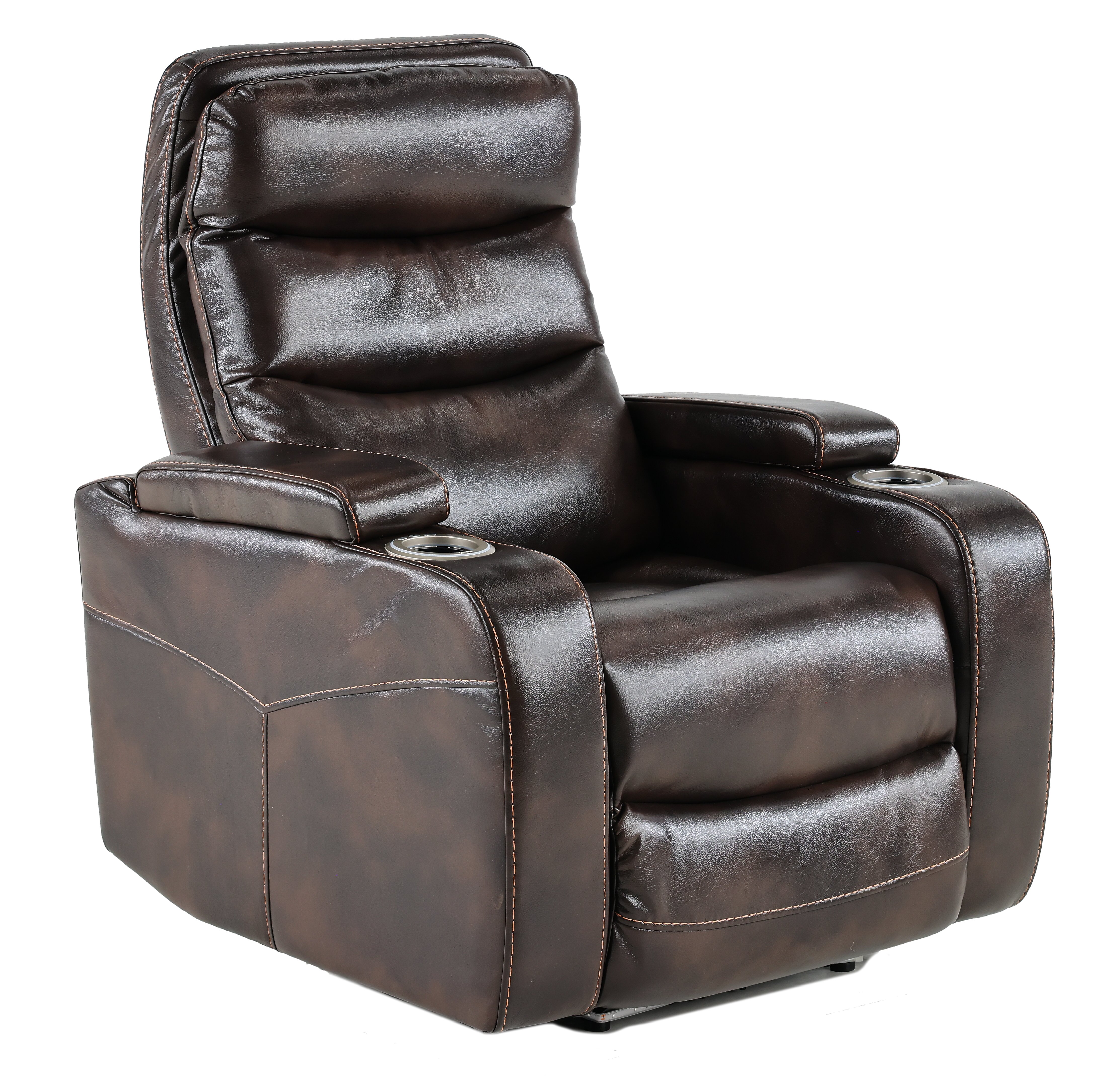 Cinema Brown Power Home Theater Recliner-2