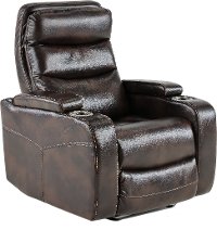 Coffee Brown Power Home Theater Recliner - Cinema-2