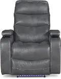 Cinema Slate Gray Power Home Theater Recliner