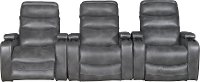 Slate Gray 3 Piece Power Home Theater Seating - Cinema