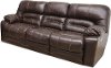 Chocolate Brown Leather-Match Power Reclining Sofa - Legacy