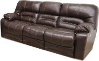 Chocolate Brown Leather-Match Power Reclining Sofa - Legacy