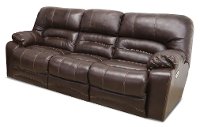 Chocolate Brown Leather Power Reclining Living Room Set - Legacy