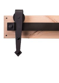 K4R564A6D000 Dark Bronze 72 Inch Arrow Style Sliding Door Hardware Kit