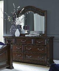 Cognac Brown Traditional Dresser - Messina