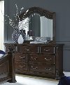 Traditional Cognac Brown Dresser - Messina