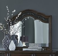 Cognac Brown Traditional Mirror - Messina