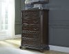 Cognac Brown Traditional Chest of Drawers - Messina