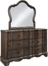Dusty Brown Classic Traditional Dresser - Parliament