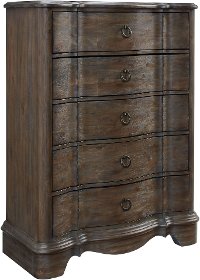 Traditional Dusty Brown Chest of Drawers - Parliament