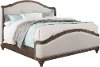 Havana Off-White Upholstered Queen Bed - Parliament-2