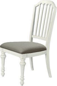 Vintage White Dining Room Chair - Hancock Park