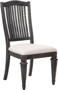 Charcoal Upholstered Dining Room Chair - Sutton Place