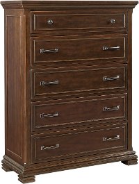 Classic Traditional Brown Chest of Drawers - Weston