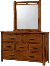Clearance Logan Barley Brown Dresser