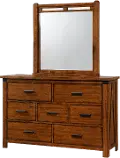 Logan Barley Brown Dresser