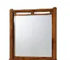 Logan Barley Brown Rustic Contemporary Mirror