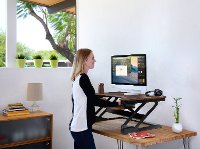 Mocha Bamboo LIFT35 Sit-Stand Desk