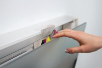 White Slim HUB24 Wall Cabinet