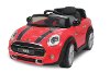 Red Mini Cooper Ride in Car