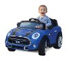 Blue Mini Cooper Ride in Car-2