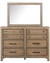 Rustic Contemporary Light Autumn Dresser - Flatbush