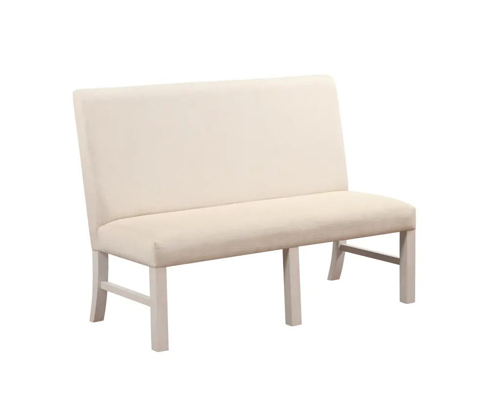 White Dining Banquette - Monterey Collection-1