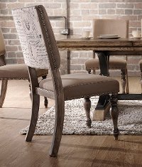 HM8005-18/SCRIPTCHR Driftwood Script Dining Chair - Metropolitan-3