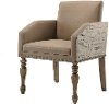 HM8007-18A/ARMCHAIR Clearance Driftwood Dining Room Chair - Metropolitan