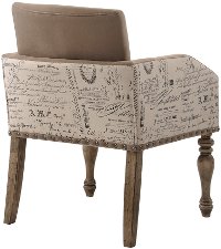 HM8007-18A/ARMCHAIR Driftwood Dining Room Chair - Metropolitan-2