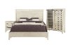 Rustic Contemporary Linen White Door Chest - Bohemian-2