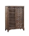 Cocoa Brown Rustic Contemporary Door Chest - Bohemian