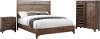 Cocoa Brown Rustic Contemporary Door Chest - Bohemian-2