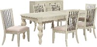 Linen 5 Piece Dining Set - Bohemian