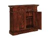 Mahogany Diamond Inlay Top Cabinet - Benjamin-2