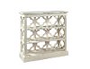 Cream Quatrefoil Bookcase