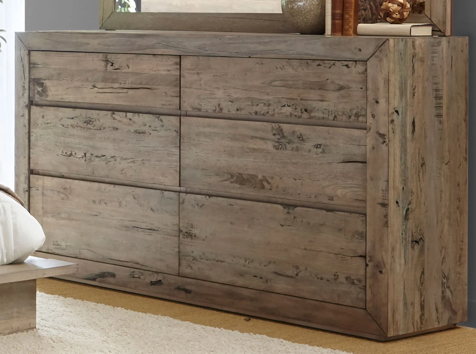 Modern Rustic Whitewash Dresser - Renewal-1