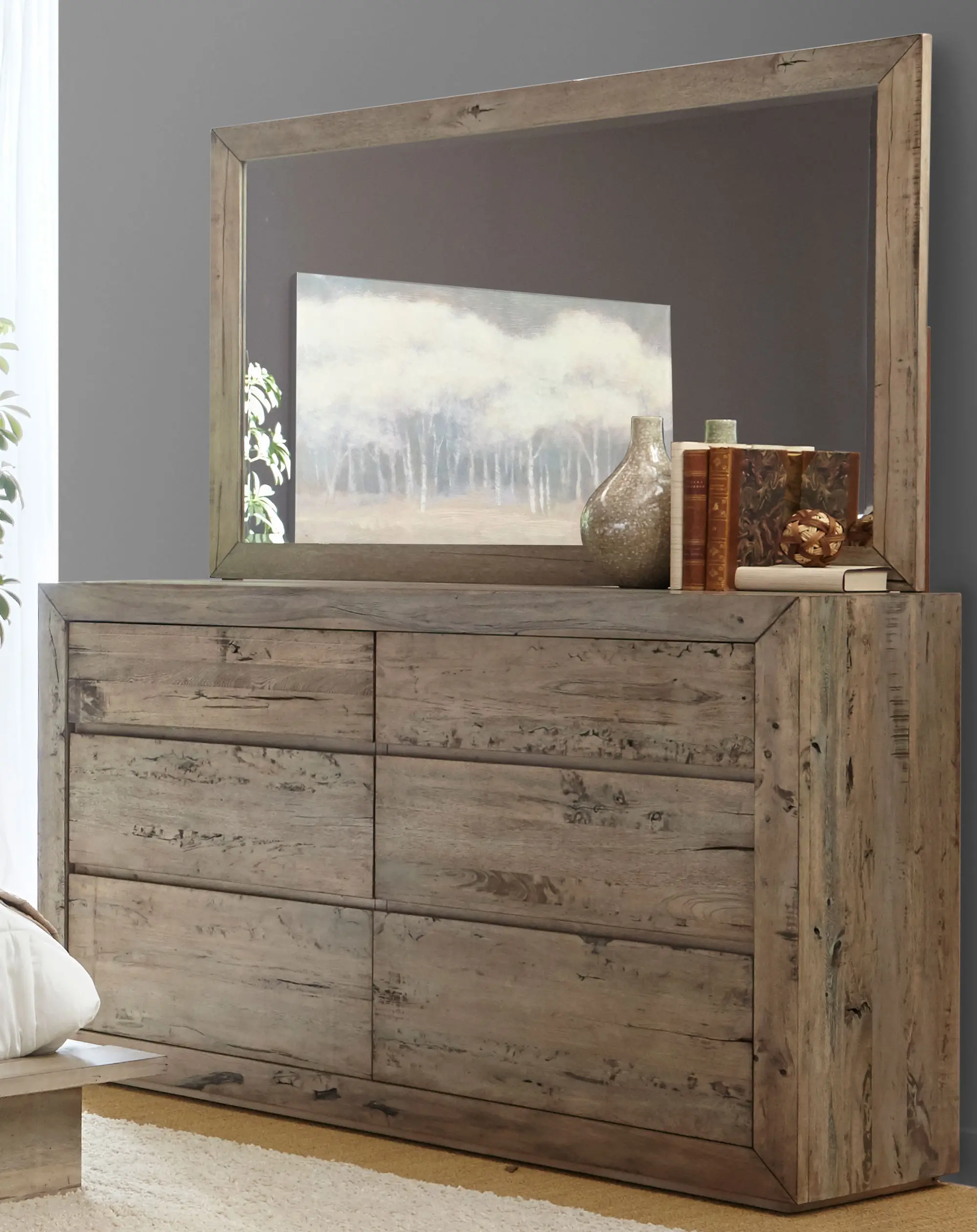 Modern Rustic Whitewash Dresser - Renewal-2