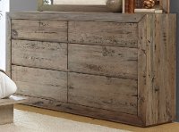 White-Washed Modern Rustic Dresser - Renewal
