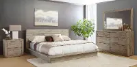 Modern Rustic 4 Piece King Bedroom Set - Renewal
